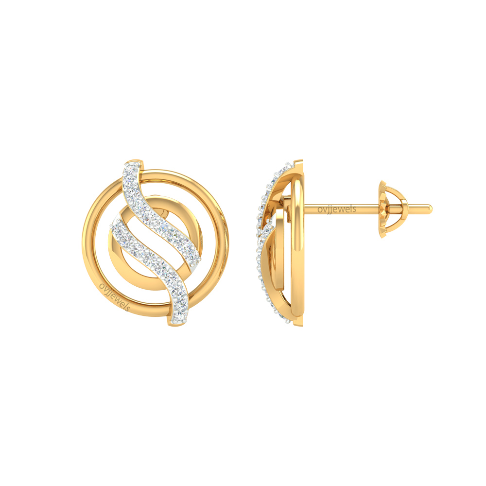 Effulgent Diamond Women Earrings - OVJ Jewels