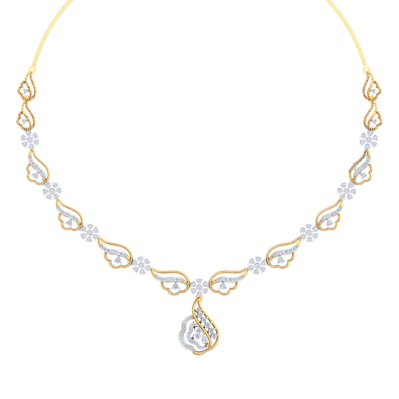 Stoniest Most Diamond Women Short Necklace