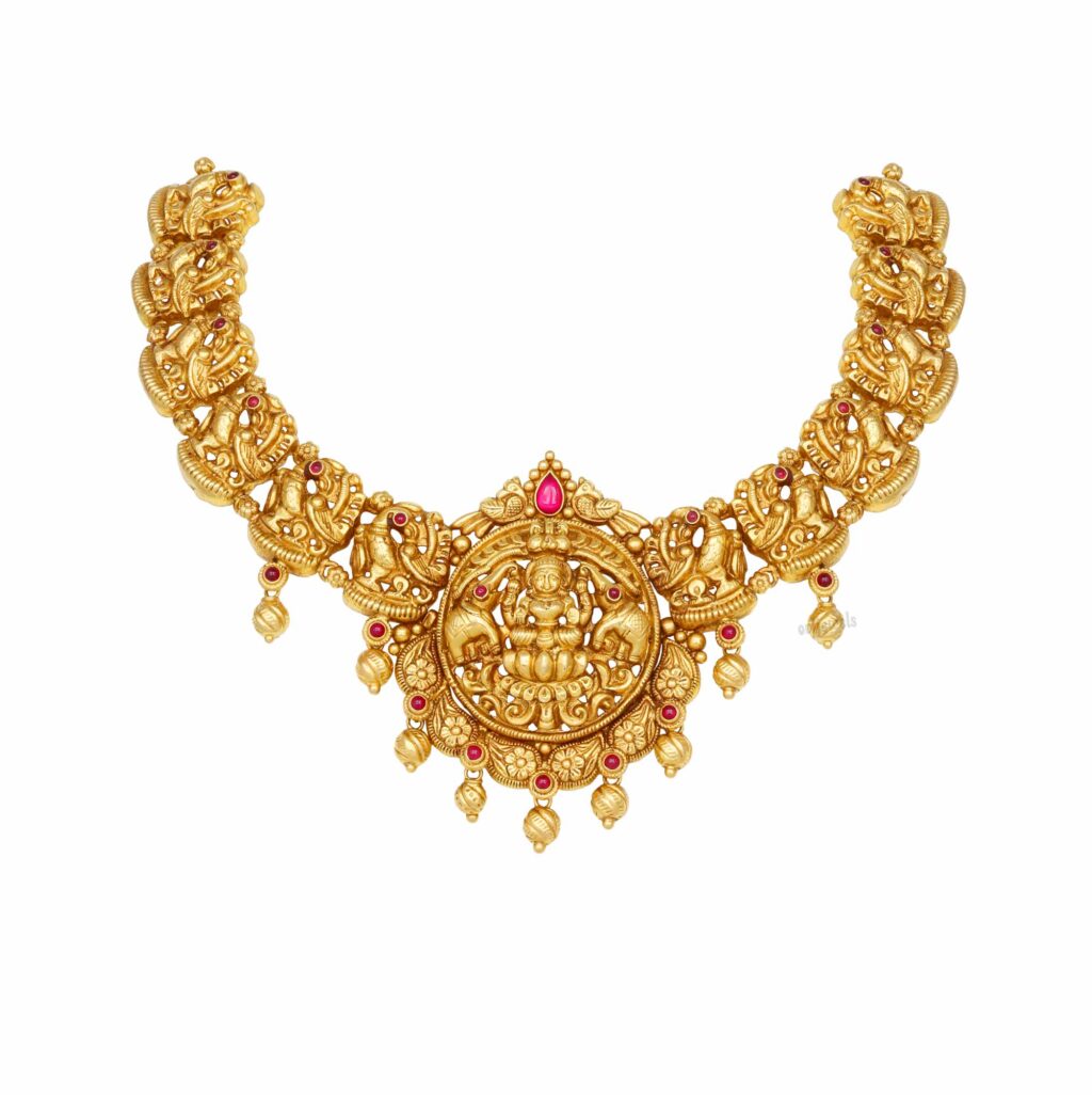 pious Lakshmi necklace