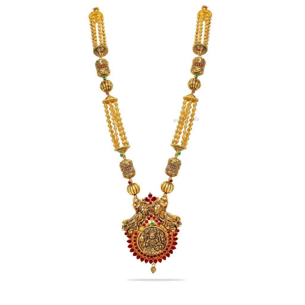 Lakshmi Chariot Long Necklace