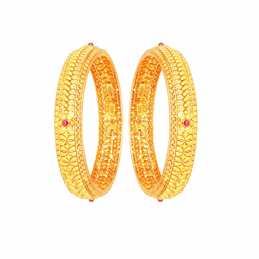 Eclectic Gold Bangle