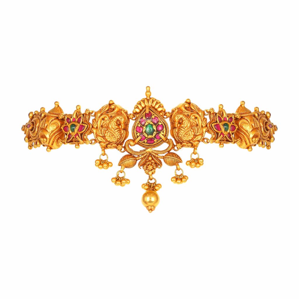 kundan Peacock necklace