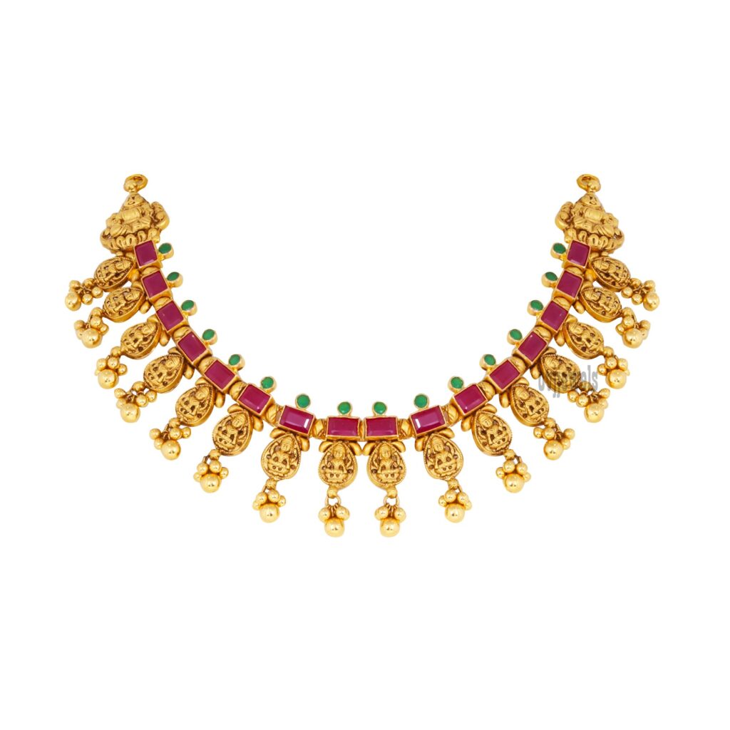 Marvelous Lakshmi Women Short Necklace