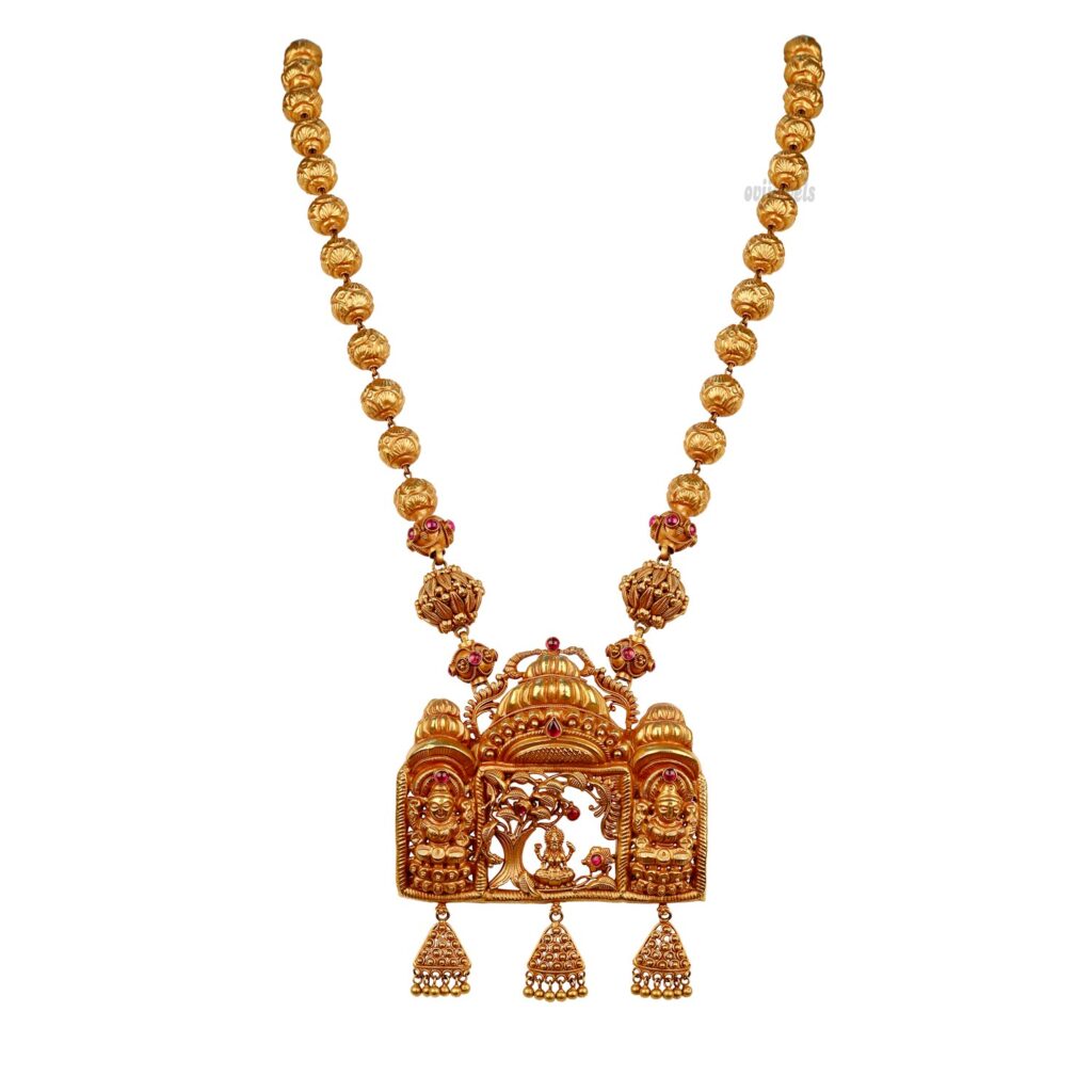 Antique Lakshmi Jummka long Necklace
