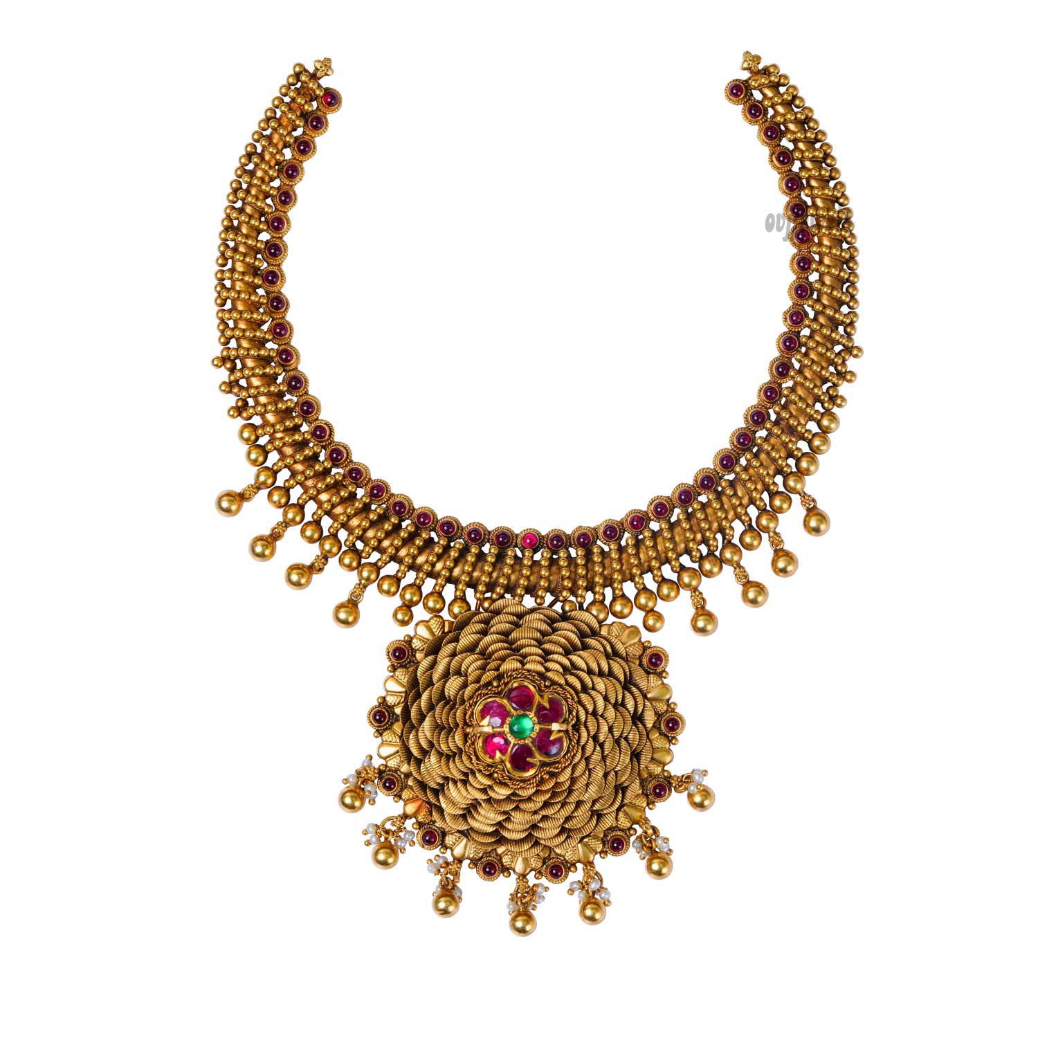 Kundan Antique Short Necklace