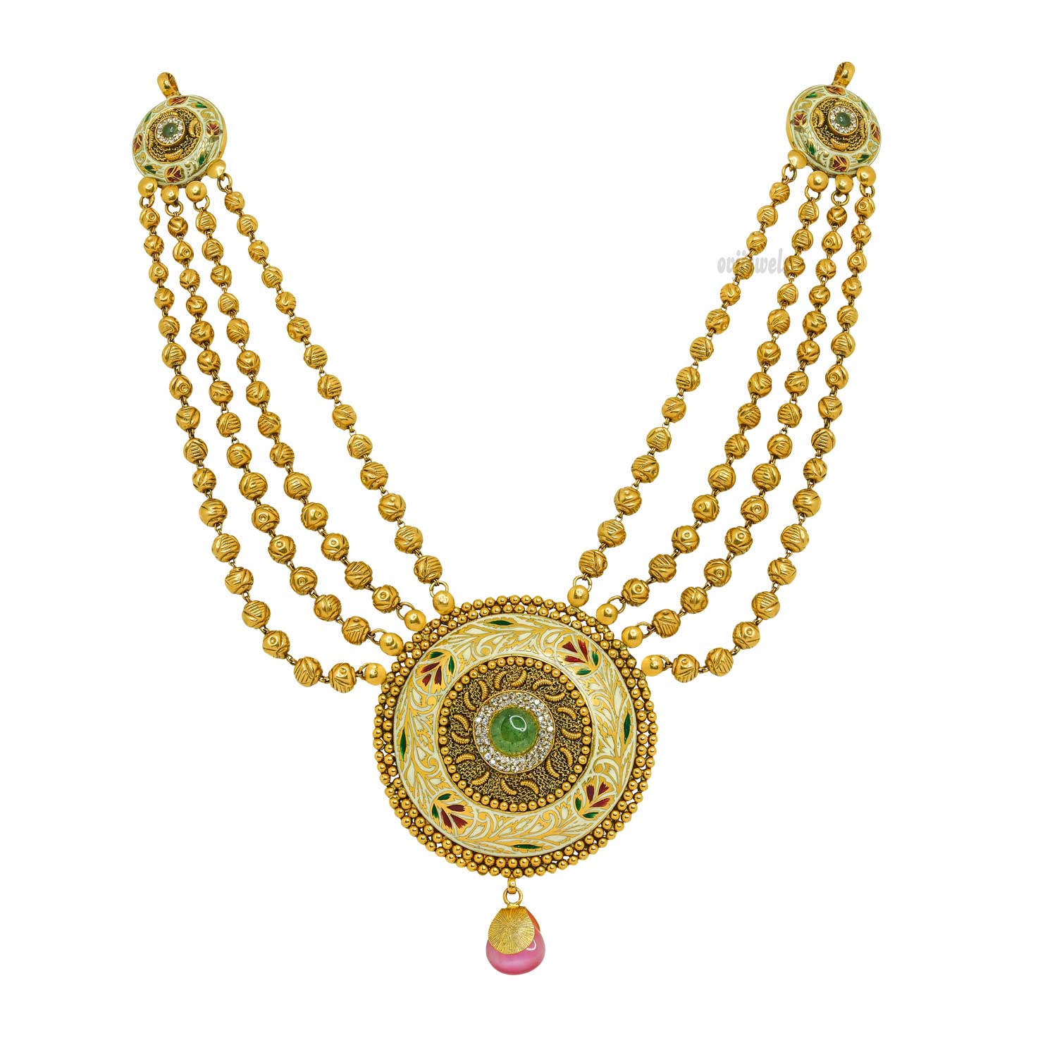 Monalisa Beads Short Necklace