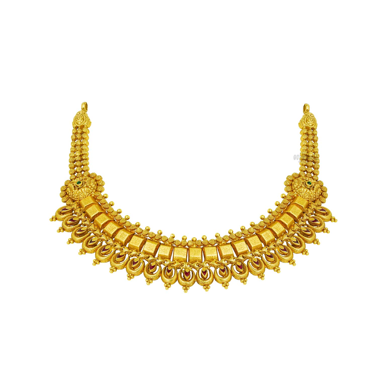 Antique Gold Short Necklace