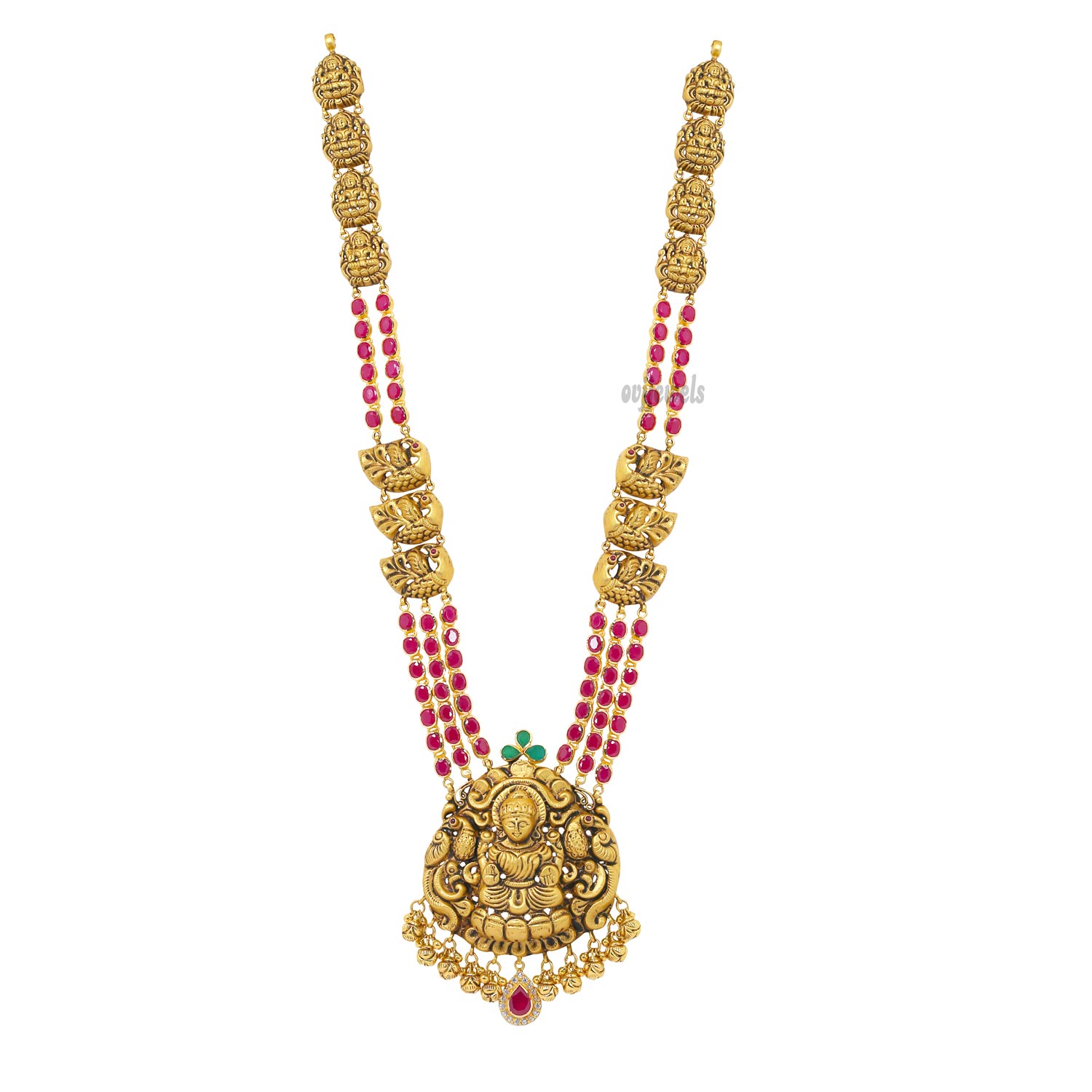 Antique Ruby Long Necklace
