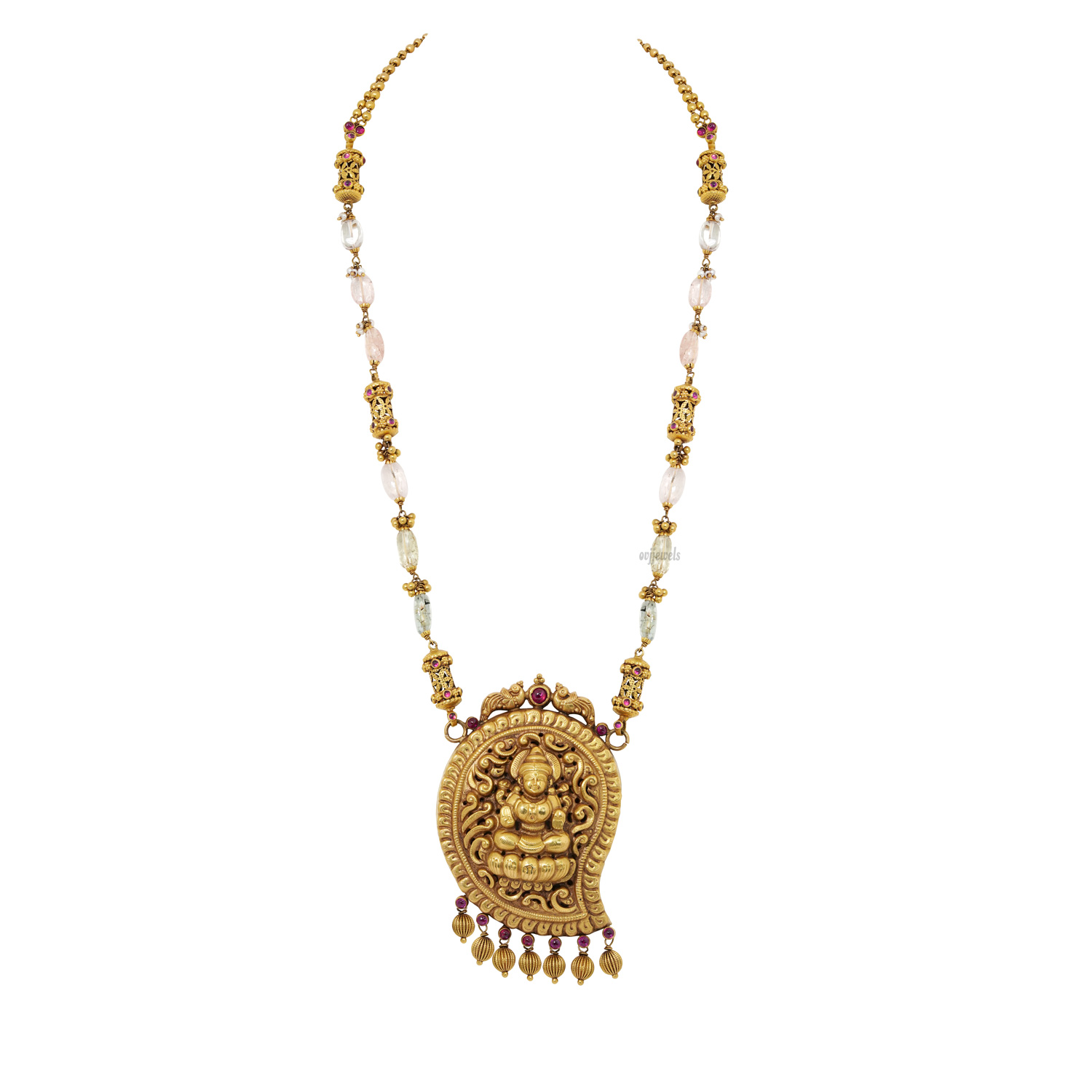 Antique Nagas Pearl Long Necklace