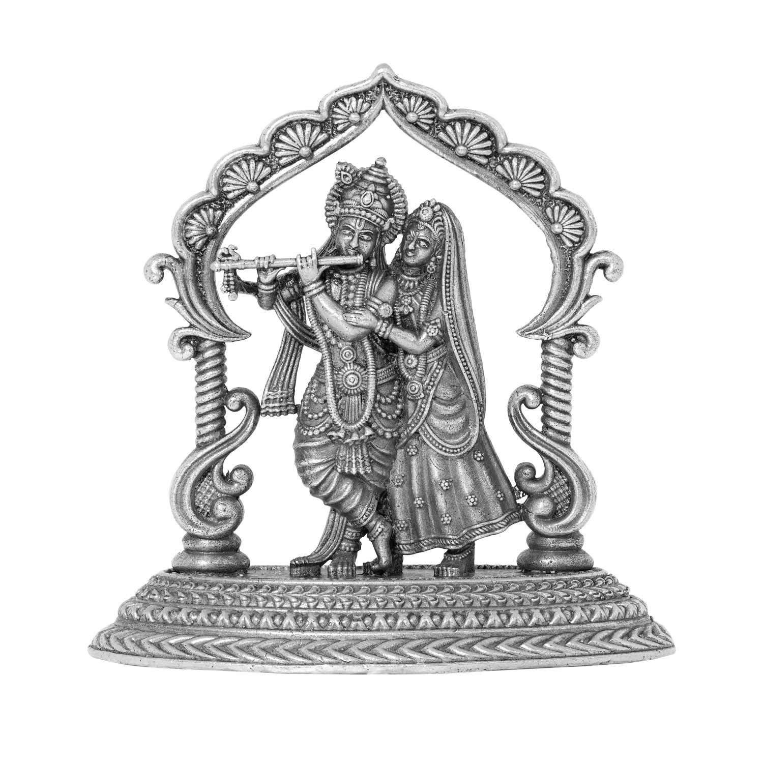 Silver Radhe Krishnan Idol