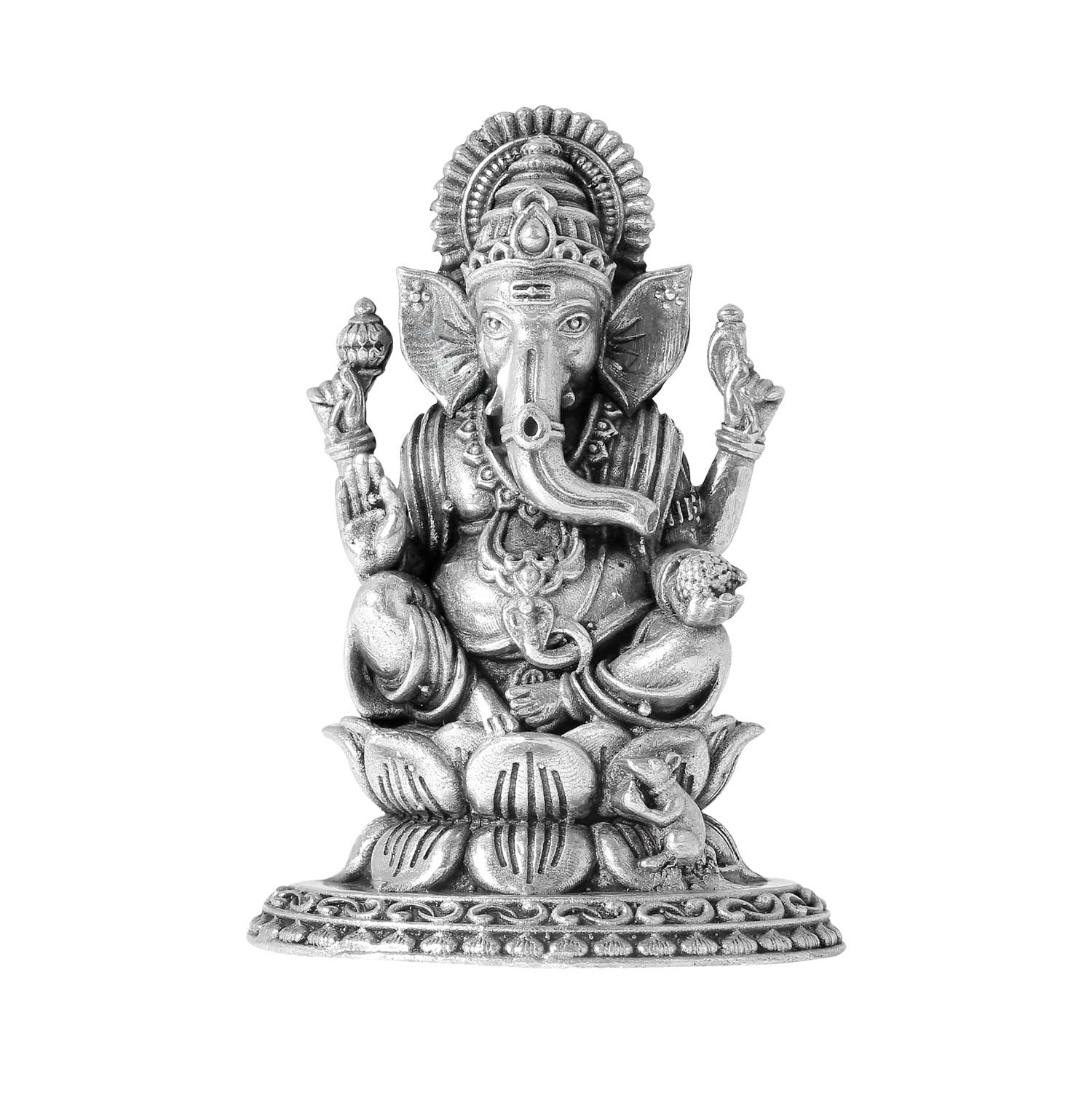 Silver Mahaganapati Idol