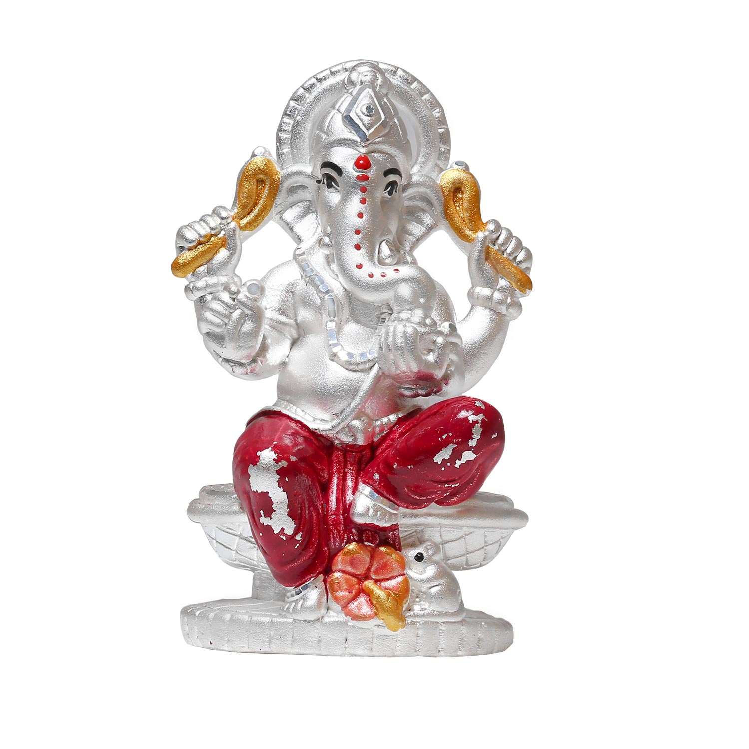 999 Silver Vinayagar Idol
