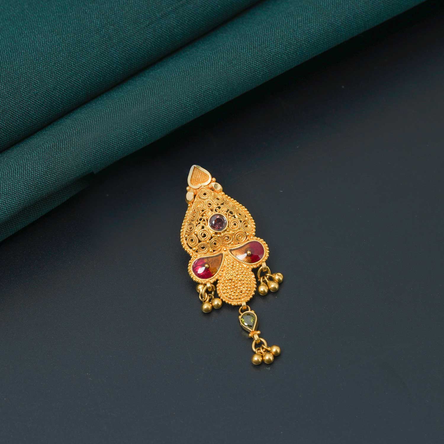 916 Gold Pendant  (0% Wastage)