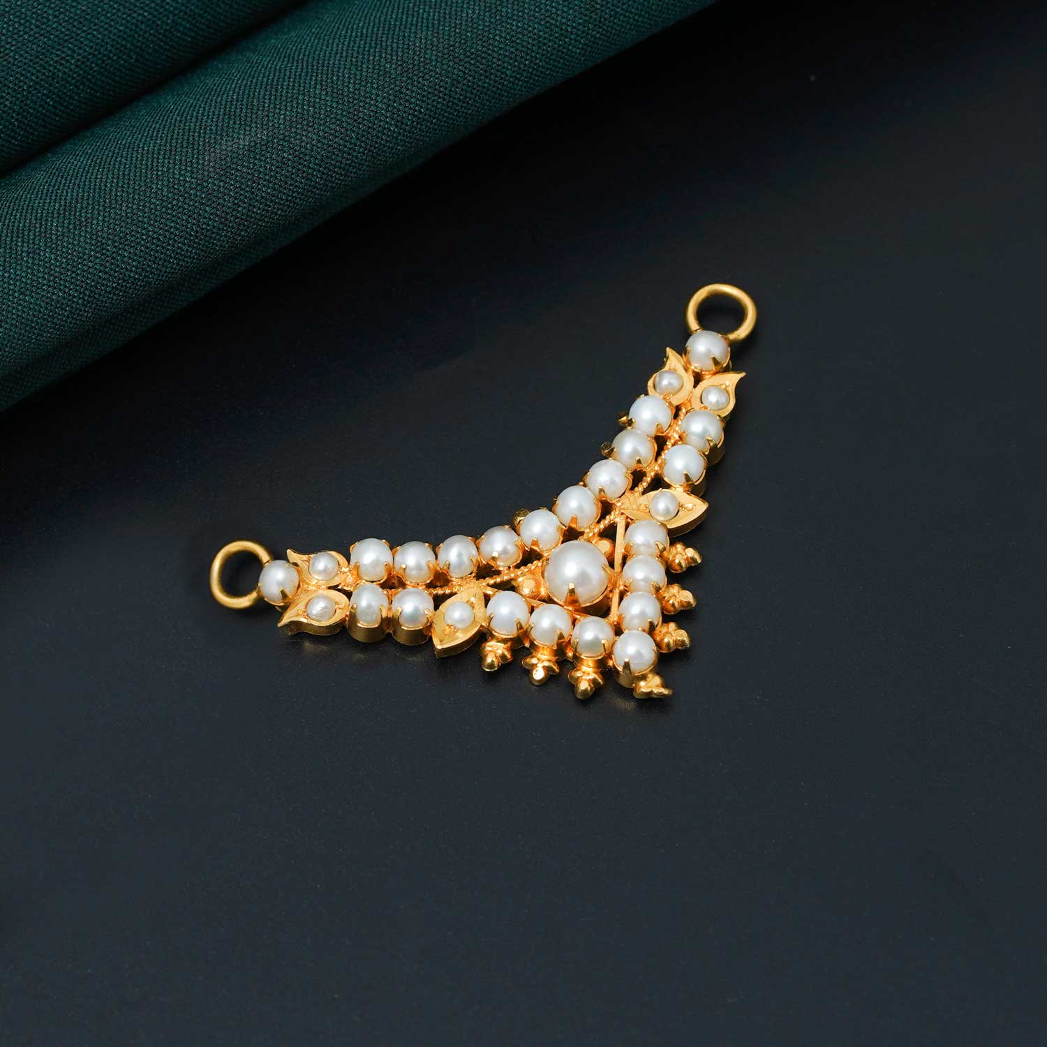 916 Gold and Pearl Pendant (0% Wastage)