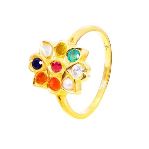 Modern navarathna Ring