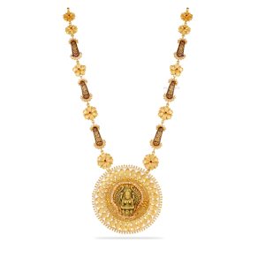 Floral Lakshmi Long necklace