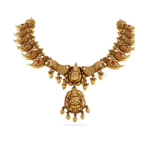 Nagas Mango Kemp Stone Short Necklace