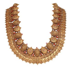 Lakshmi coin Long Necklace