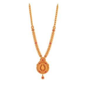Sensuous Gold Long Necklace