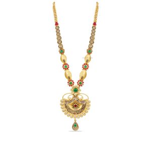 Blossoms Antique Long Necklace