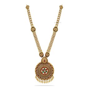 Floret Kundan Long Necklace