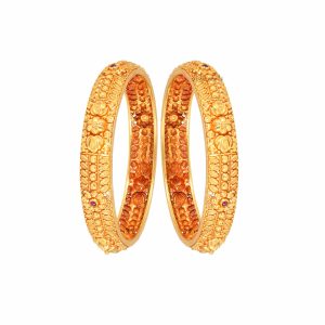 Sterling Floral Bangle