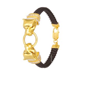 Gold Lion Bracelet