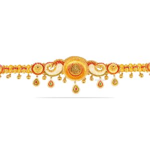 Spectacular Cz Stone ottiyanam