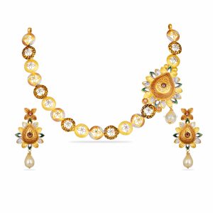 Royal Rhodium Necklace set