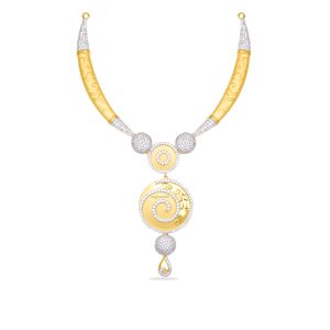 Casting Zircon Necklace