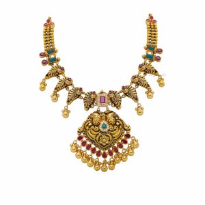 Enduring Antique Ruby Women Short Necklace