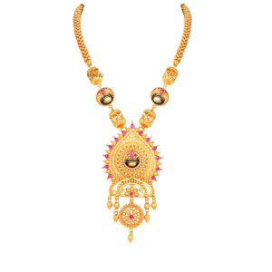 Women Deepam Antique Long Neclace