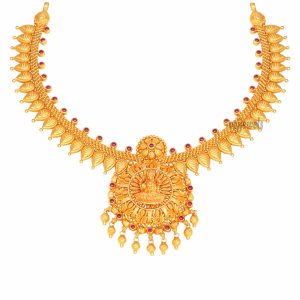 Women Antique Lakshmi Short Necklace