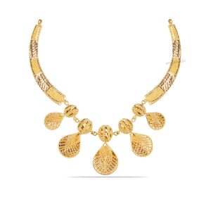 Exquisite Gold Women Short Necklace