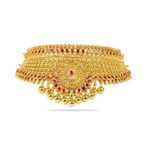 Seductive Gold Balls Antique Women Choker