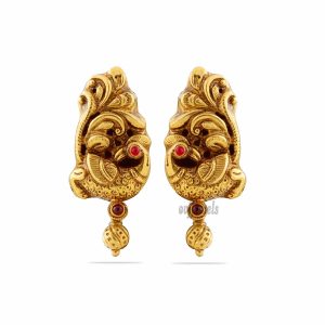 Antique Peacock Earrings