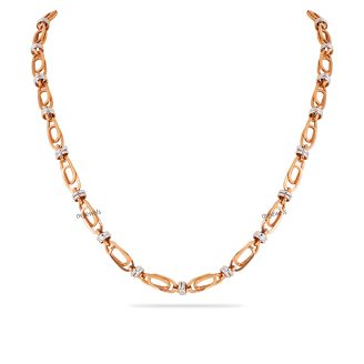 Rose Gold Grandeur Mens Chains