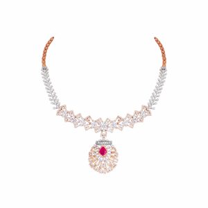 Stylish Diamond Necklace