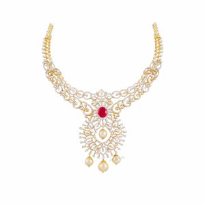 Pearl Diamond Necklace