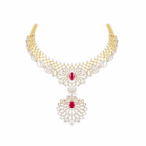 Floral Diamond Necklace