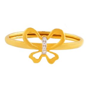Butterfly Diamond Ring