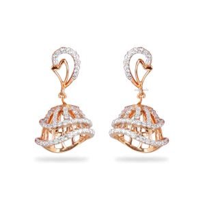 Vibrant Diamond Jhumkkas