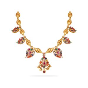 Navarathna Mango Necklace