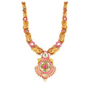 Ravishing Peacock Long necklace