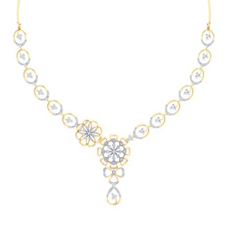 Stunning Diamond  Women Short Necklace