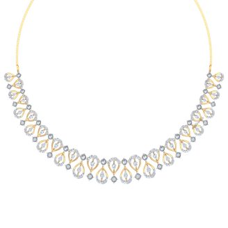 Splendid Diamond  Women Short Necklace
