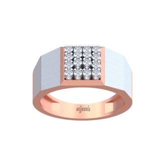 Crafted Men Diamond Ring