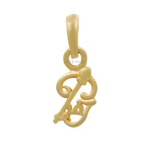 Gold om kids pendant