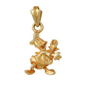 Gold donald duck  kids pendant