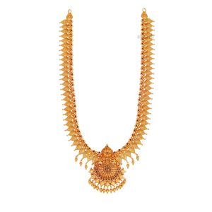 Antique Leaf Women Long Necklace